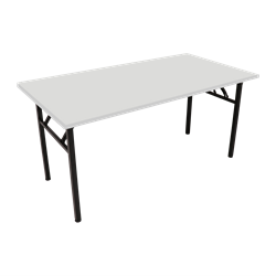 Steel Frame Folding Table 1500x750mm Grey